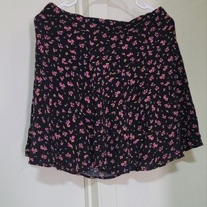 Zara floral mini skirt with shorts skort